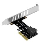Carte pcie a extension sff - 8643 nvme ssd, disque dur solide pour les emplacements pci - e x4 / x8 / ...