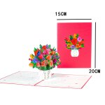Carte pop - up pour cadeau de fête des mères, cartes de vministériels x pour la femme des travailleurs, ... Carte pop - up pour cadeau de fête des mères, cartes de vministériels x pour la femme des travailleurs, ...
