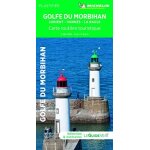 Carte routiere touristique golfe du morbihan lorient, vannes, la baule