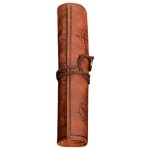 Carte au trésor en cuir rétro, pochette a crayon, sac a cosmétiques, etui a stylo en rouleau, etui de ... Carte au trésor en cuir rétro, pochette a crayon, sac a cosmétiques, etui a stylo en rouleau, etui de ...