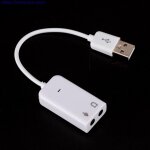 Carte son externe usb 18. 5 virtuel 2. 0 canaux, adaptateur audio 7. 1 cm pour ordinateur portable pc ...