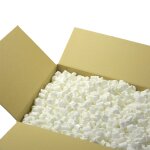 Carton de 100 litres de particules de calage en polystyrene pelaspan standard