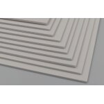Carton mousse - carton plume lot 40 plaques 50x65 cm epaisseur 3 mm - blanc
