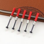 Cartouches de convertisseur d'encre rouge, 5 pièces, haute qualité, stylo - plume Cartouches de convertisseur d'encre rouge, 5 pièces, haute qualité, stylo - plume