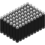 Cartouches d'encre pour stylo plume, lot de 60 cartouches de 3, 4 mm standard pour stylos - plume stylos ...