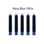 Cartouche d'encre pour stylo plume, couleur poulet, bleu, noir, rouge, 10 pièces - type d Cartouche d'encre pour stylo plume, couleur poulet, bleu, noir, rouge, 10 pièces - type d