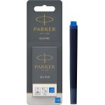 Cartouches d'encre pour stylo plume - longue - encre bleue effaable quink - lot de 10 (emballage blister) ...