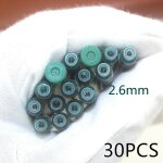 Cartouches de recharge d'encre de haute qualit, 30 pices, fournitures d'encre de couleur, stylo a plume, ...
