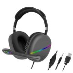 Casque de jeu st�r�o basse, ecouteurs filaires, microphone, pour ordinateur portable, ps4, xbox