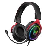 Casque d'ordinateur de jeu x10, avec microphone, lumi�re led rgb, usb, 3. 5mm, pour switch ps4 ps5