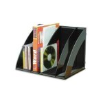 Cep - lot de 6 trieurs verticaux modulable confort - noir