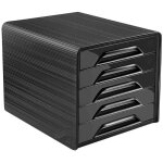 Cep module de classement smoove classic, 5 tiroirs, noir