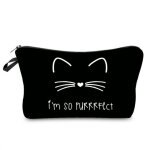 (chat mignon)trousse de toilette de voyage pliable, voyage cosm�tique sac grande capacit� organisateur ...