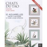 Chats du tao - 10 aquarelles pr�tes a encadrer et 10 marie - louise offertes