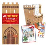 Mon château fort a colorier - avec 1 livret, 1 livre - frise a colorier et 1 planche d'autocollants Mon château fort a colorier - avec 1 livret, 1 livre - frise a colorier et 1 planche d'autocollants
