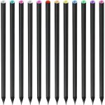 Checarzhn - - no1 - lot de 12 crayons sans bois graphite et charbon de bois pour dessin, ecriture, ombrage, ... Checarzhn - - no1 - lot de 12 crayons sans bois graphite et charbon de bois pour dessin, ecriture, ombrage, ...