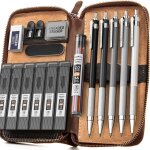 Checarzhn - - no1 - 17 mtal porte - mines 2mm, art crayon mcanique criterium avec 2. 0 mm (mines noir ...