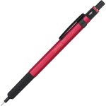 Checarzhn - - no1 - 500 porte - mine mine hb 0, 5 mm corps hexagonal en plastique rouge et grip antidrapant ...