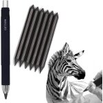 Checarzhn - - no1 - porte - mine mcanique automatique de 5, 6 mm avec noir 6 mines graphites 4b 5, 6 ...