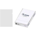 Chemise a4 - dohe - transparent - polypropyl�ne - paquet de 100 - finition cristal