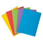 Chemise - dossier 2 rabats 240 x 320 mm - carte 220 g - m - assortis vifs