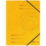 Chemise a elastiques a4 jaune herlitz easy orga x 5