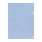 Chemise encoche a4 - dohe - bleu - polypropyl�ne translucide - 180 micras - premium