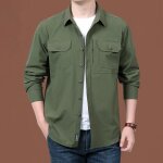 Chemises d'été légères a séchage rapide pour hommes, chemises cargo de randonnée, chemises en nylon, ... Chemises d'été légères a séchage rapide pour hommes, chemises cargo de randonnée, chemises en nylon, ...