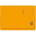 Chemises avec poche et revers - elba - gio - pack de 25 - 320 gr - 100% recycl - jaune