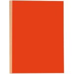 Chemises rigide dos toile a soufflet de 30mm orange - lot de 25