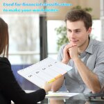 Cheng - 10 sets intercalaires classeur a4 5 positions carton, feuillets intercalaire numriques perforation ...