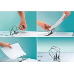 Cheng - 110800004 classeur a levier blanc effet brossé (lot de 2) Cheng - 110800004 classeur a levier blanc effet brossé (lot de 2)