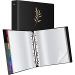 Cheng - cahier de présentation, classeur a anneaux, avec 50 pochettes transparentes a4 transparentes ... Cheng - cahier de présentation, classeur a anneaux, avec 50 pochettes transparentes a4 transparentes ...