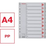 Cheng - intercalaires a4 touches 1 - 10, extra - large, gris, onglets renforcés en plastique résistant ... Cheng - intercalaires a4 touches 1 - 10, extra - large, gris, onglets renforcés en plastique résistant ...