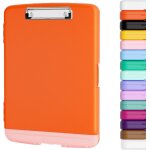 Cheng - porte - bloc avec rangement, porte - stylo et classeur lgal a4, en plastique rsistant, a ouverture ...