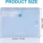 Cheng - trieur document a4, rangement papier accordéon, chemise extensible portable en accordéon, avec ... Cheng - trieur document a4, rangement papier accordéon, chemise extensible portable en accordéon, avec ...