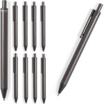 Chenquansarl - lot de 10 stylos a bille durables en fibres de caf dans un elgant marron caf de rcolte ...