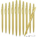Chenquansarl - lot de 10 stylos a bille en métal rétractables fins - stylos a bille gras - stylo a bille ... Chenquansarl - lot de 10 stylos a bille en métal rétractables fins - stylos a bille gras - stylo a bille ...
