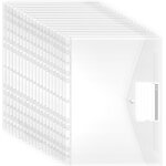 Chenquansarl - lot de 20 pochettes perfores en plastique a4 pour documents, enveloppes transparentes ...