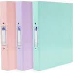 Chenquansarl - lot de 3 classeurs a4 a anneaux, couleur pastel, 40 mm