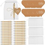 Chenquansarl - lot de 30 stylos a bille porte - bonheur, cadeau d'adieu, pour collgues, etudiants, en ...