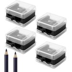 Chenquansarl - lot de 4 taille - crayons avec compartiments, taille - crayon pour crayons de khl, taille ...
