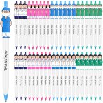 Chenquansarl - lot de 42 stylos a bille pour infirmire, mdecin, assistante mdicale, etudiants en mdecine, ...