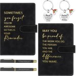 Chenquansarl - lot de 6 stylos et porte - clés en cuir noir pour employés - cadeau inspirant - cadeau ... Chenquansarl - lot de 6 stylos et porte - clés en cuir noir pour employés - cadeau inspirant - cadeau ...