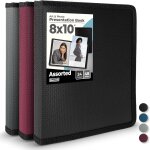 Chenquansarl - album photo de 20, 3 x 25, 4 cm  (lot de 3, couleurs assorties), classeur artistique ...