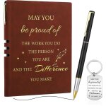 Chenquansarl - cadeau de remerciement a5 - cadeau inspirant - carnet et stylo et porte - cls - cadeau ...