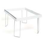 Chenquansarl - cadre de classeur a suspendre rglable, robuste, format lettre, blanc, 40, 6 cm a 61 cm, ...