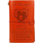 Chenquansarl - carnet de notes en cuir avec inscription  to my wife  - cadeau pour ma femme - 200 pages ...