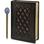Chenquansarl - carnet ultra epais a pages vierges, avec couverture rigide en relief de style vintage, ...