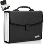 Chenquansarl - dossier extensible 26 poches ¿ boucle durable amliore avec poigne ergonomique ¿ grand ...